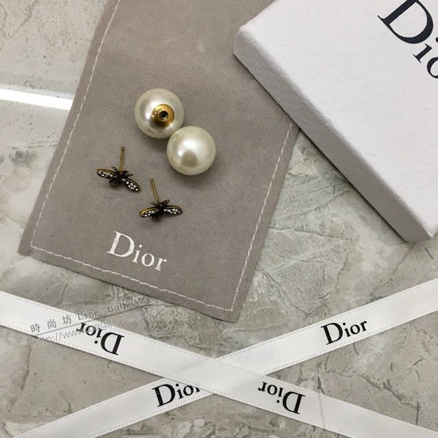 Dior飾品 迪奧經典熱銷款小蜜蜂耳釘耳環  zgd1002
